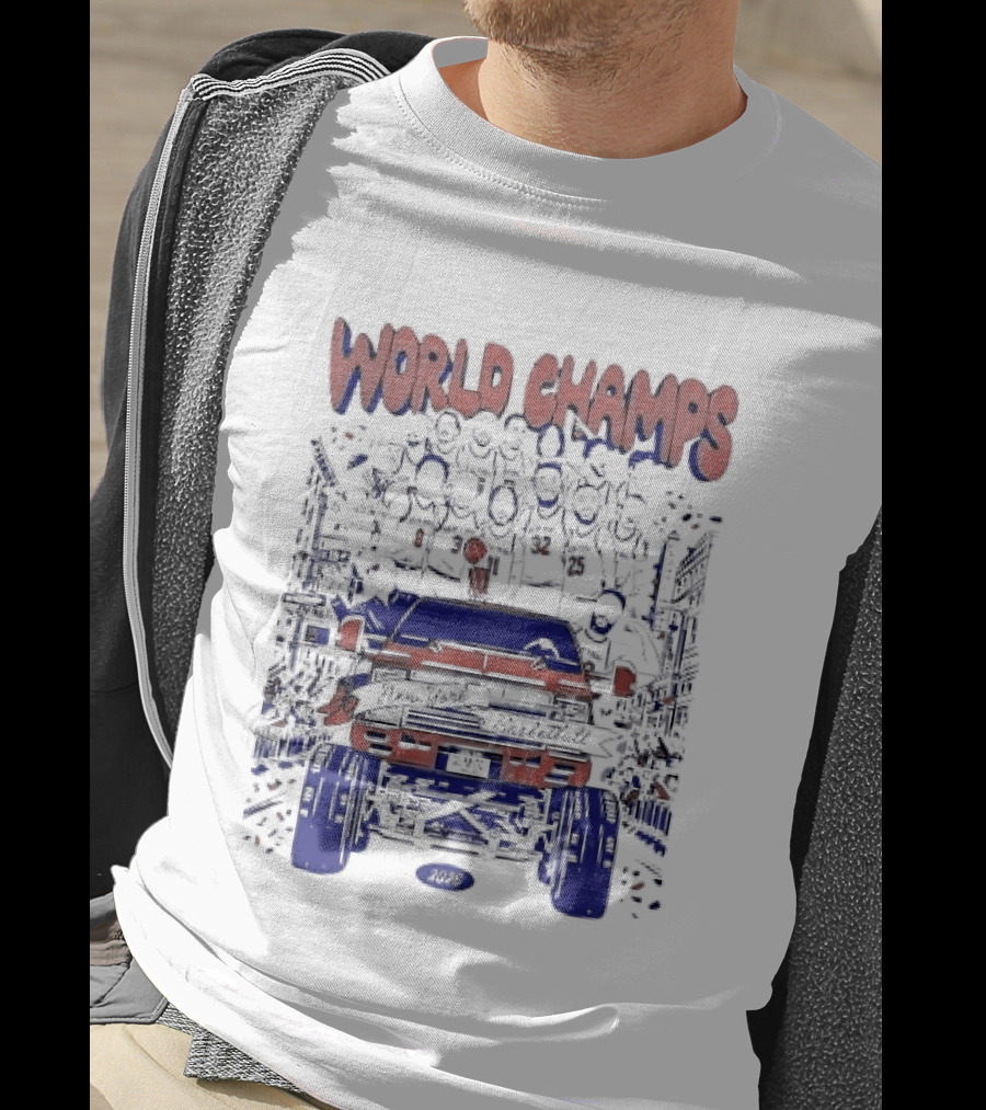 New York Knicks World Champs 2026 Celebration Parade Truck T-Shirt