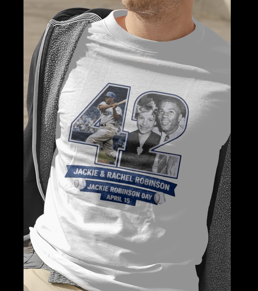Jackie And Rachel Robinson 42 Jackie Robinson Day April 15 T-Shirt