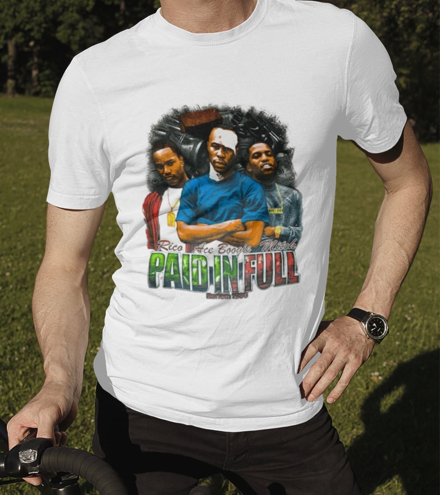 Rico Ace Boogie Mitch Paid In Full Harlem 1986 Iconic Movie T-Shirt