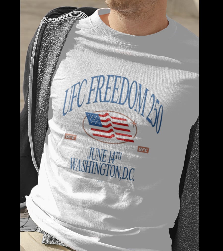 UFC Freedom 250 June 14th Washington DC 2026 MMA Event Stars And Stripes T-Shirt