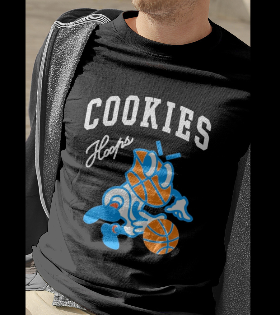 Cookies Hoops Basketball Cartoon Character Streetwear T-Shirt
