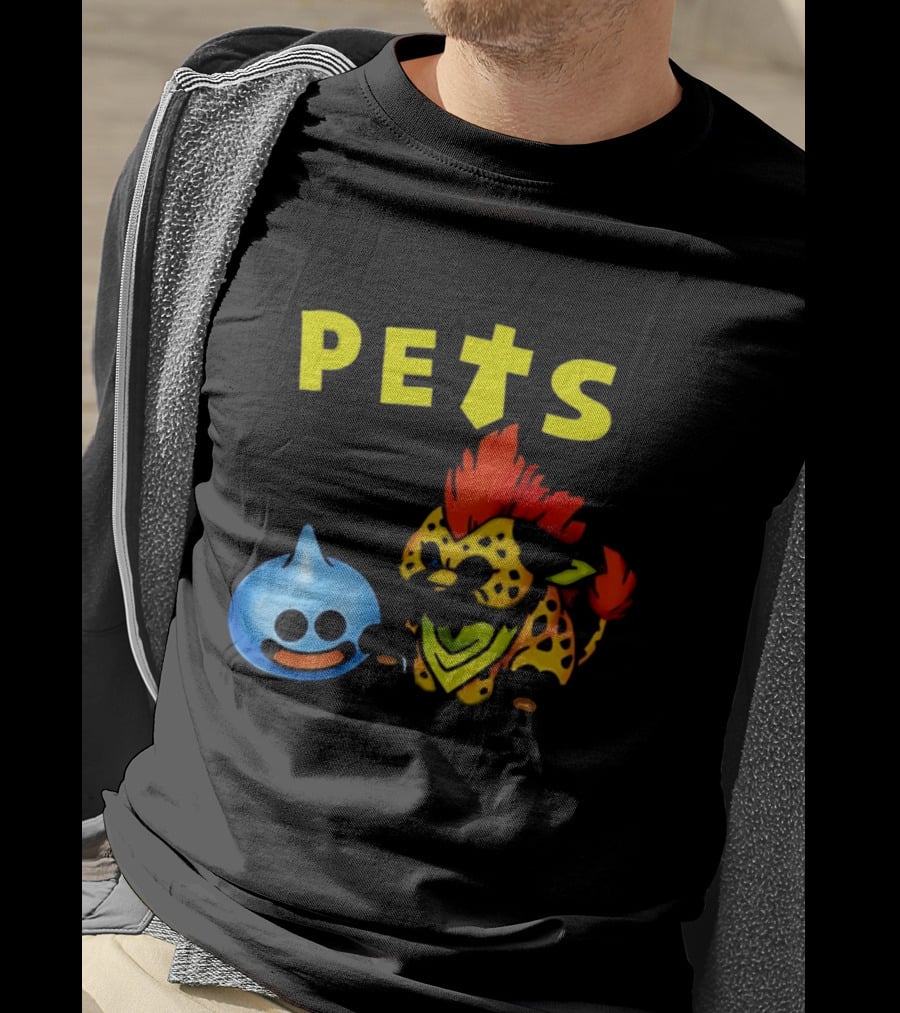Dragon Quest Pets Slime And Great Sabrecat T-Shirt