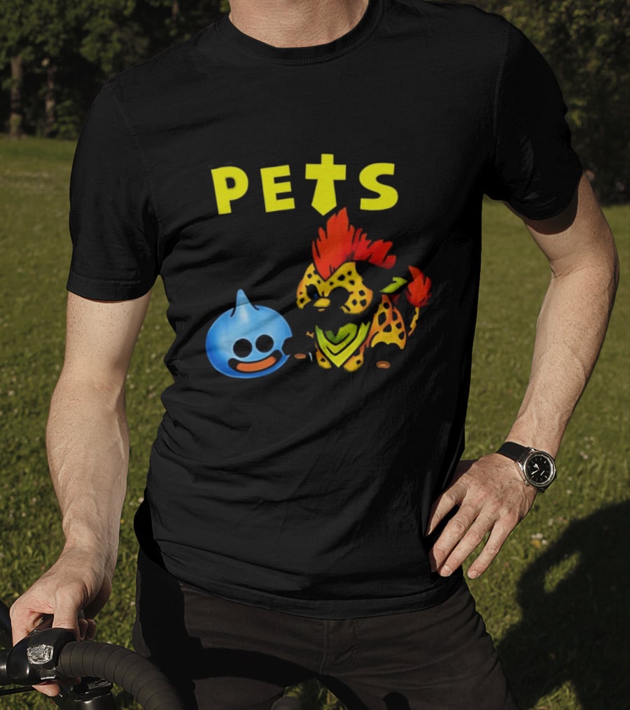 Dragon Quest Pets Slime And Great Sabrecat T-Shirt