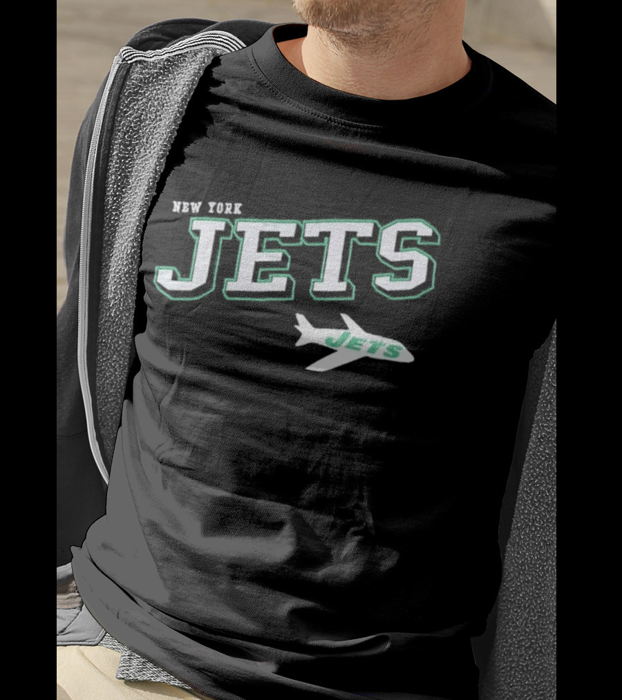 New York Jets Team Spirit Black T-Shirt