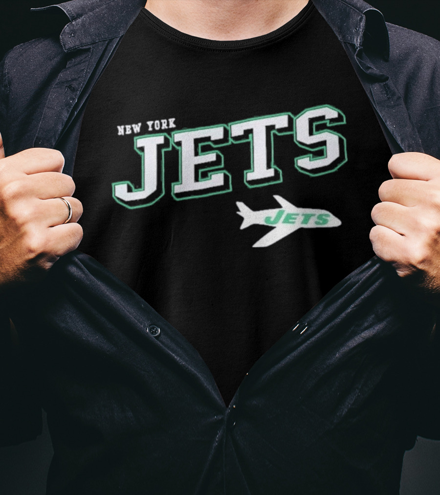 New York Jets Team Spirit Black T-Shirt