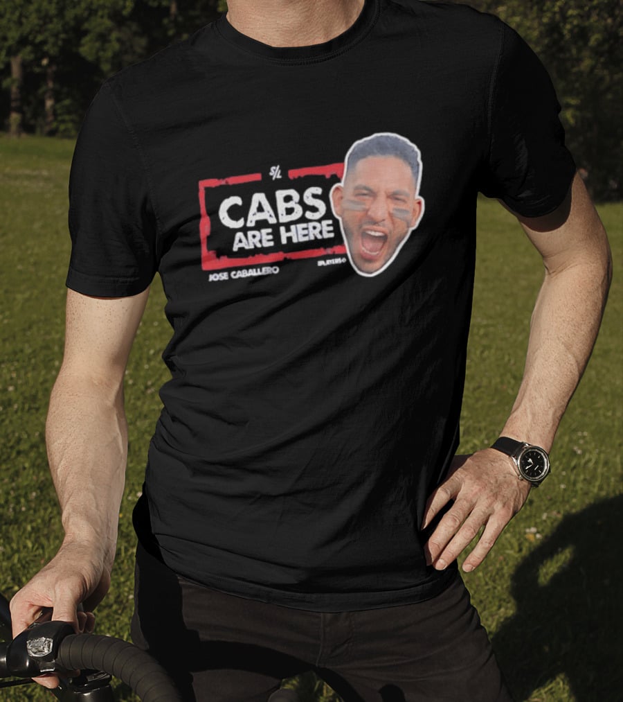 Cabs Are Here Jose Caballero Tampa Bay Rays T-Shirt