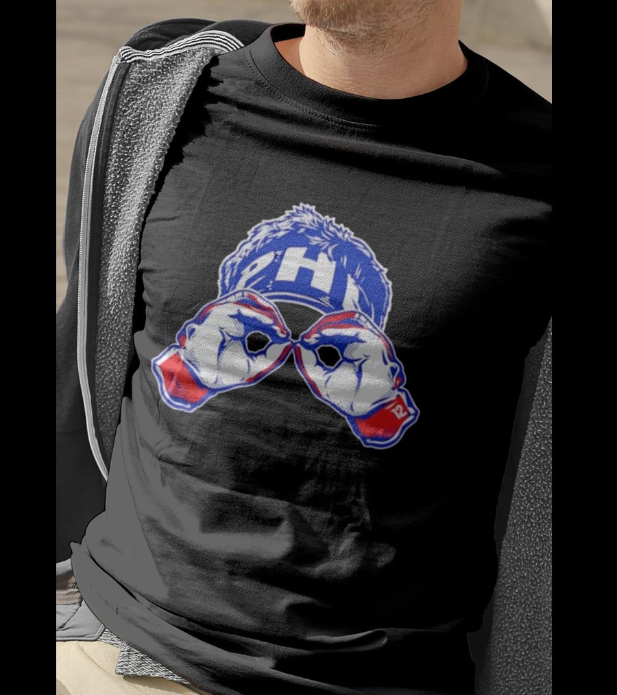 Nick Saban Philadelphia Eagles Hand Sign PHI 12 Gloves T-Shirt