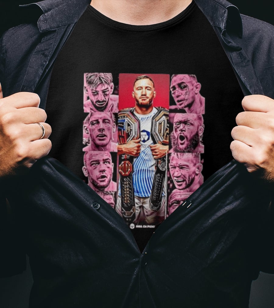 Justin Gaethje MMA On Point UFC Champion T-Shirt