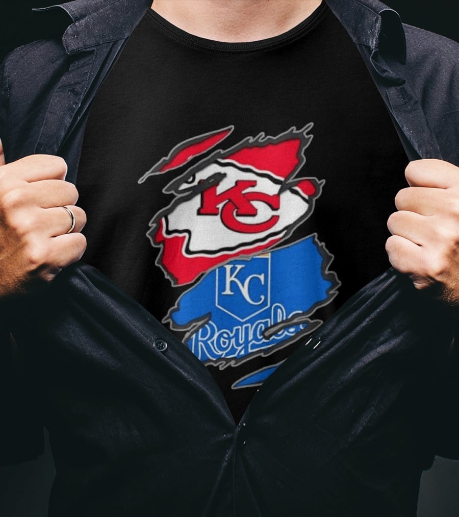Kansas City Chiefs KC Kansas City Royals MLB Royals KC T-Shirt