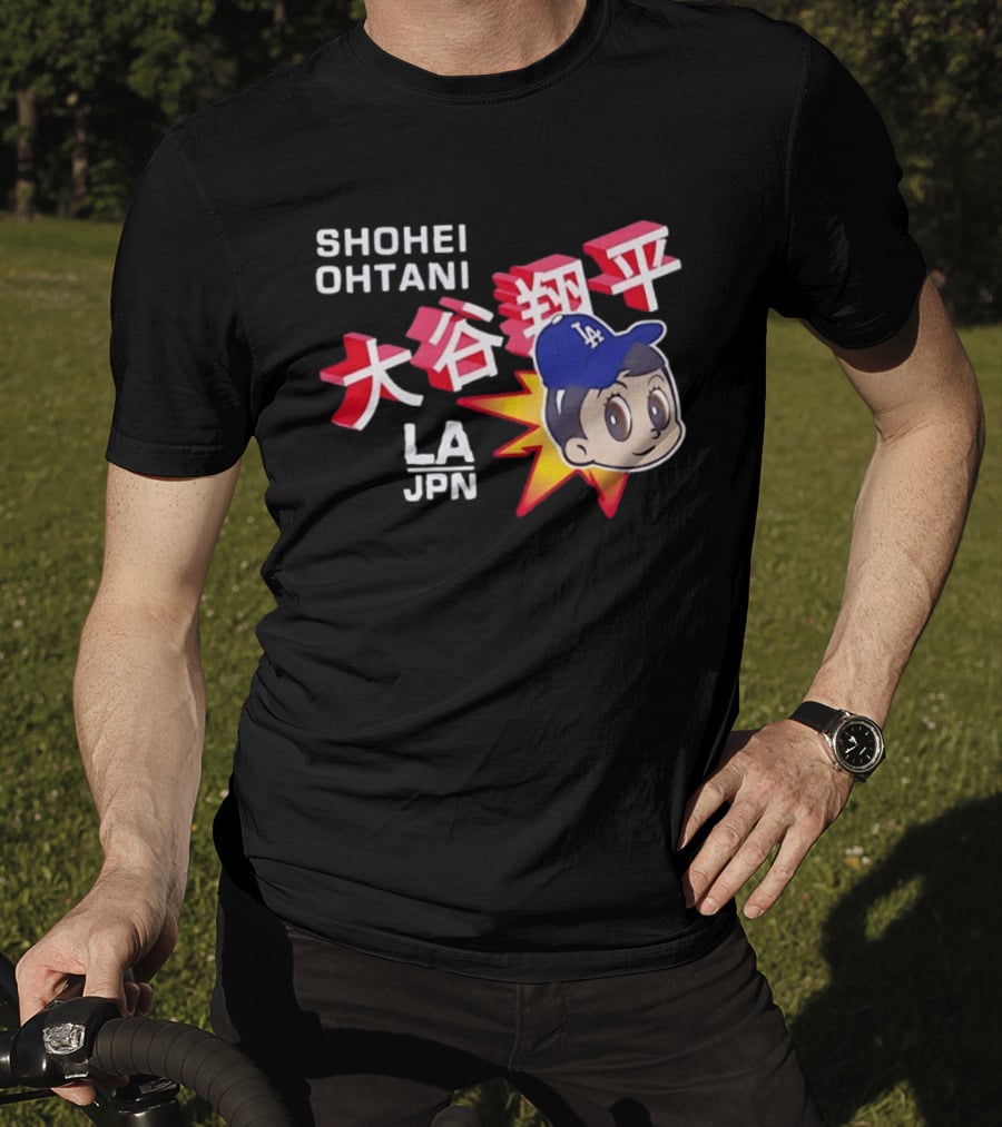 Shohei Ohtani LA Dodgers Anime Style LA JPN T-Shirt