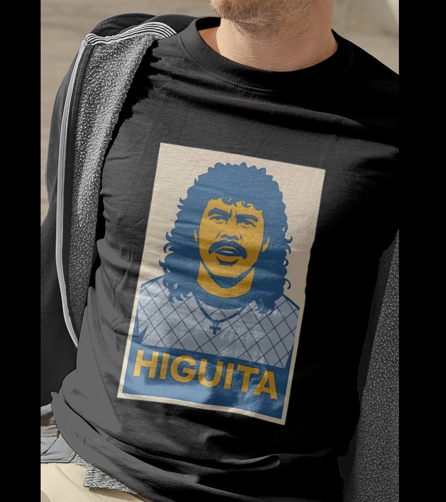 Rene Higuita Hope Graphic Print Vintage Football T-Shirt