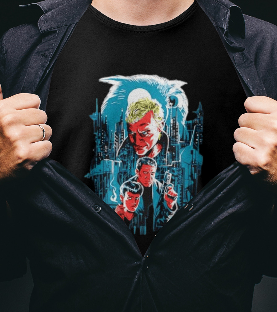 Roy Batty Rick Deckard Rachael Blade Runner Film Noir Sci Fi Classic Movie T-Shirt