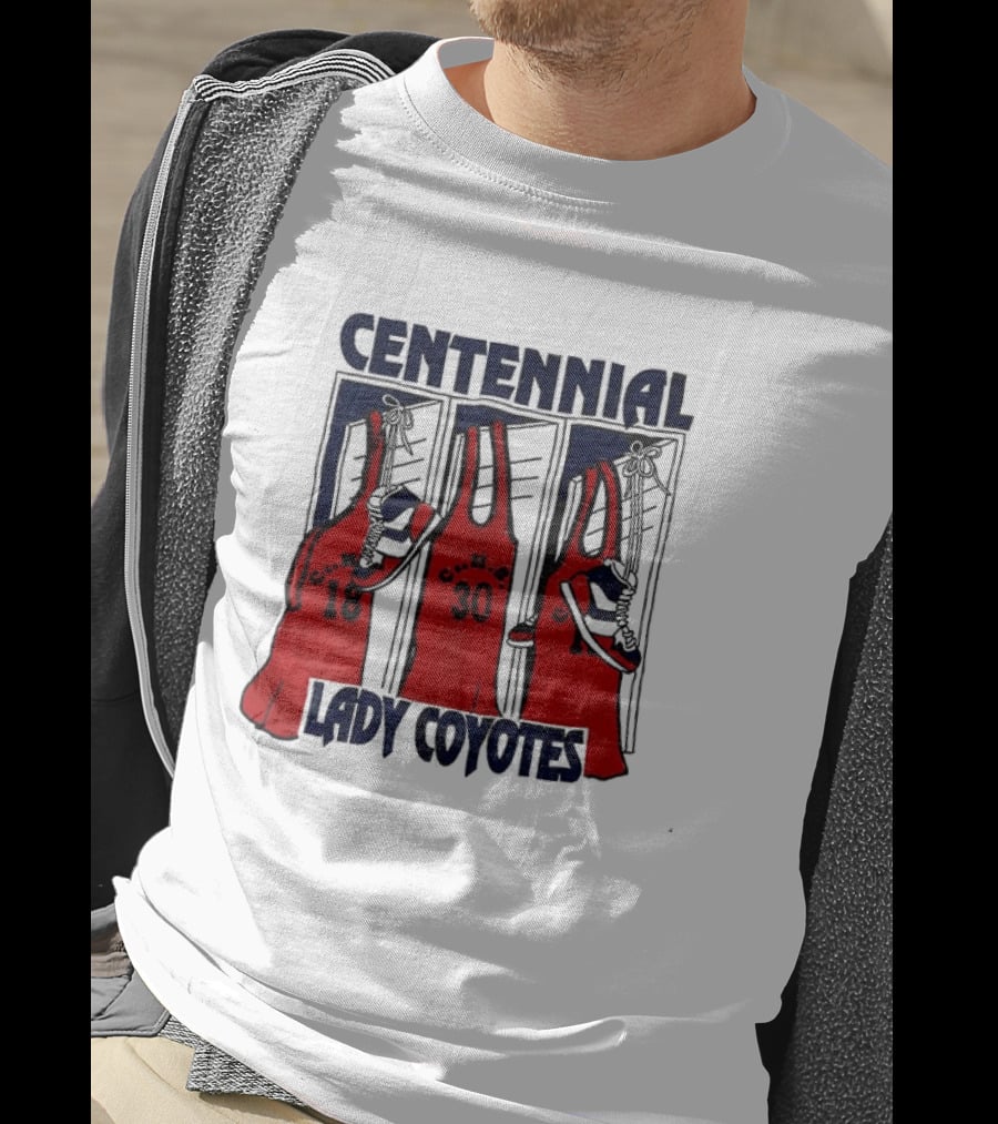 Centennial Lady Coyotes Basketball Team Jerseys With Numbers 18 30 T-Shirt