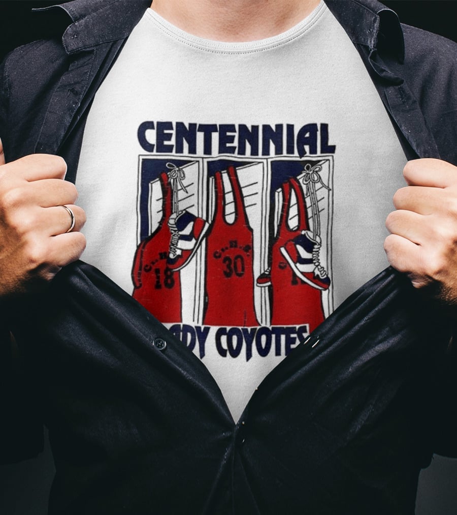 Centennial Lady Coyotes Basketball Team Jerseys With Numbers 18 30 T-Shirt