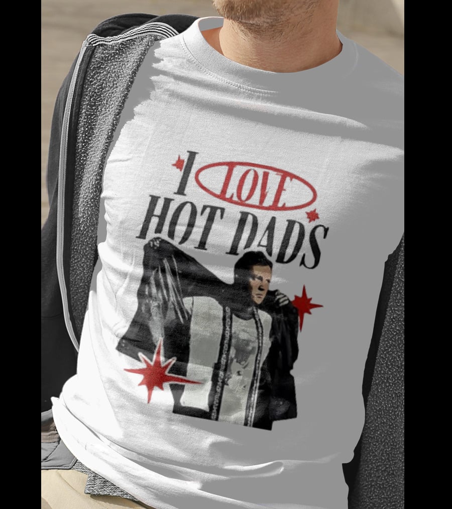 I Love Hot Dads Jeremy Allen White The Bear T-Shirt