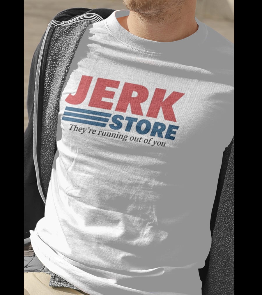 Jerk Store They're Running Out Of You Seinfeld Quote Classic Red Blue T-Shirt
