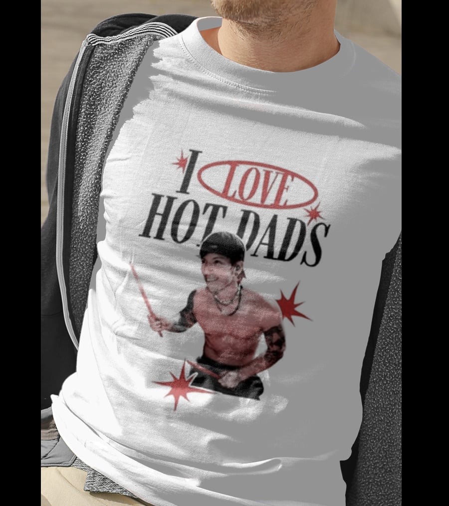 I Love Hot Dads Josh Dun Twenty One Pilots T-Shirt