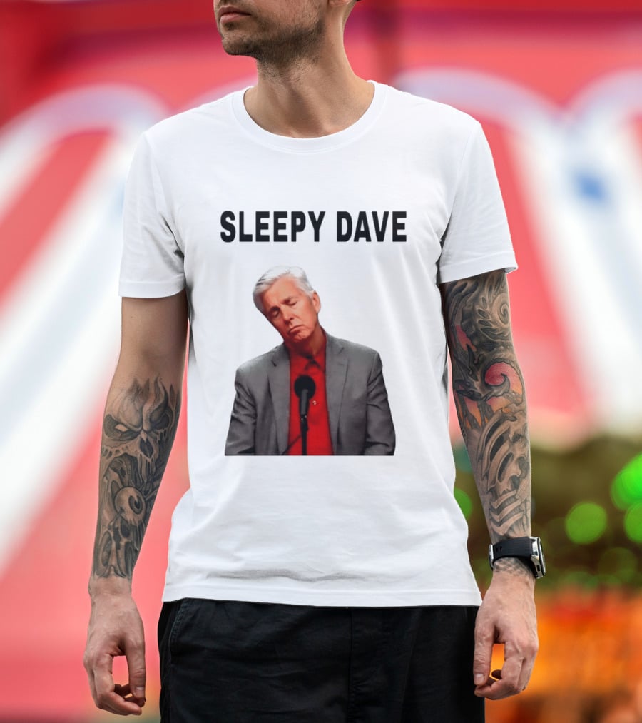 Sleepy Dave Dave Dombrowski Meme T-Shirt