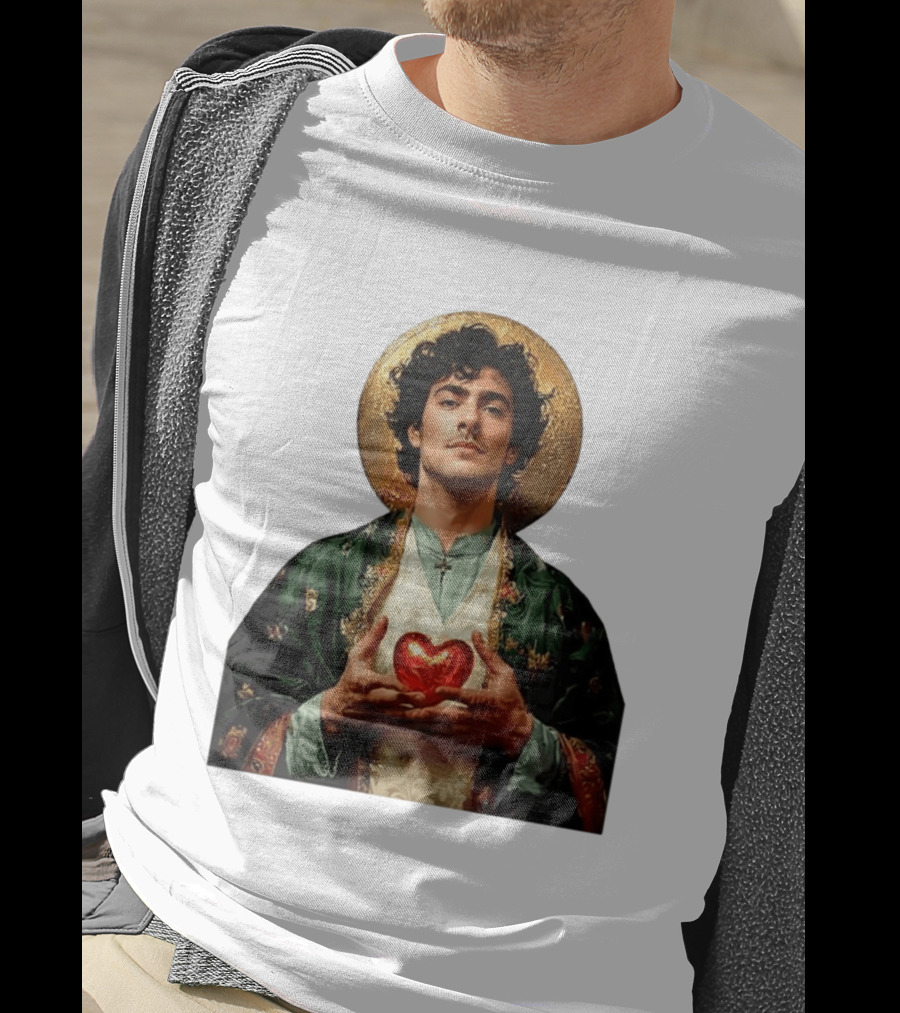 Luigi Mangione Patron Saint Holding Sacred Heart For Health Care Justice T-Shirt