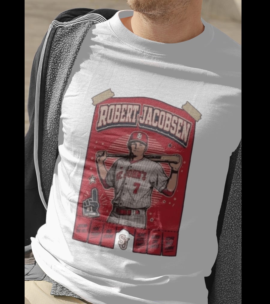 Robert Jacobsen St John's 7 Red Storm Defend The Hill Play Tough Blood Line United T-Shirt