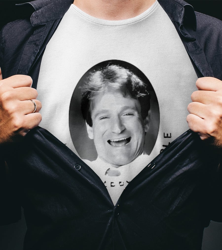 Robin Williams Shiny Happy People T-Shirt