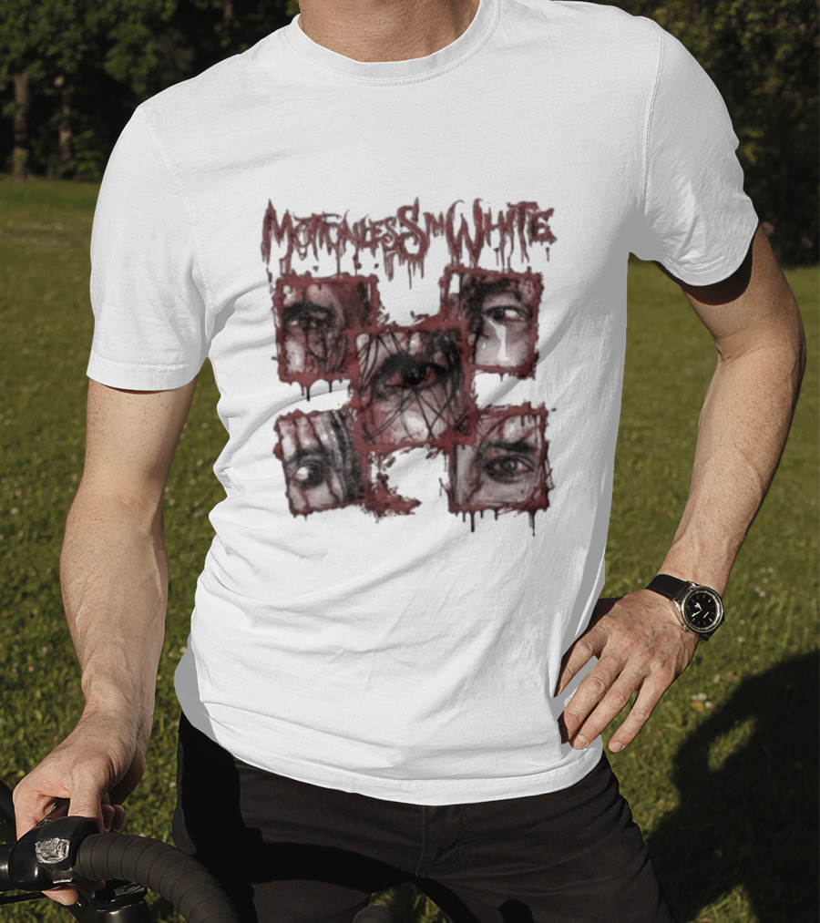 Motionless In White Bloodshot Eyes And Dripping Red 2026 T-Shirt
