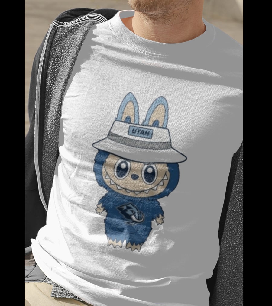Utah Mammoth Cute Furry Character With Hat T-Shirt