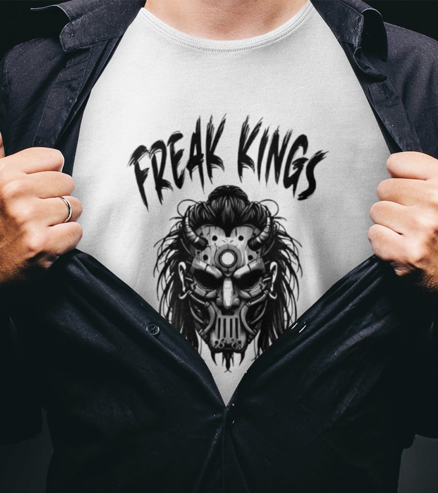 Freak Kings Skull Mask Design Wyatt Russell T-Shirt