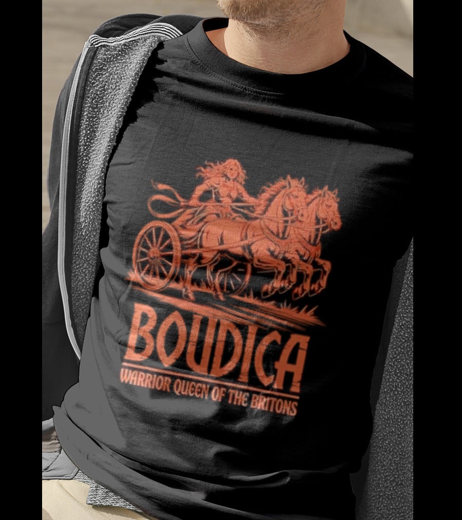 Boudica Warrior Queen Of The Britons Chariot Fighter T-Shirt