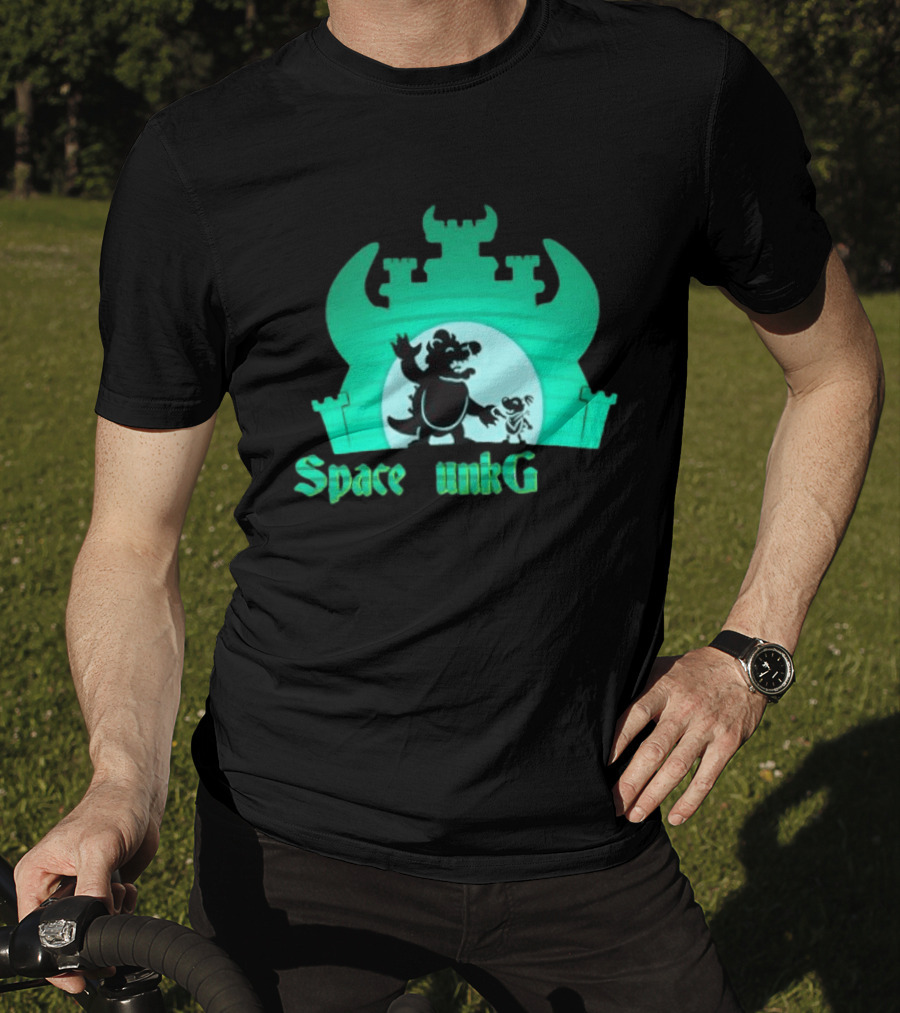 Bowser And Bowser Jr Super Mario Space Junk Galaxy Castle T-Shirt
