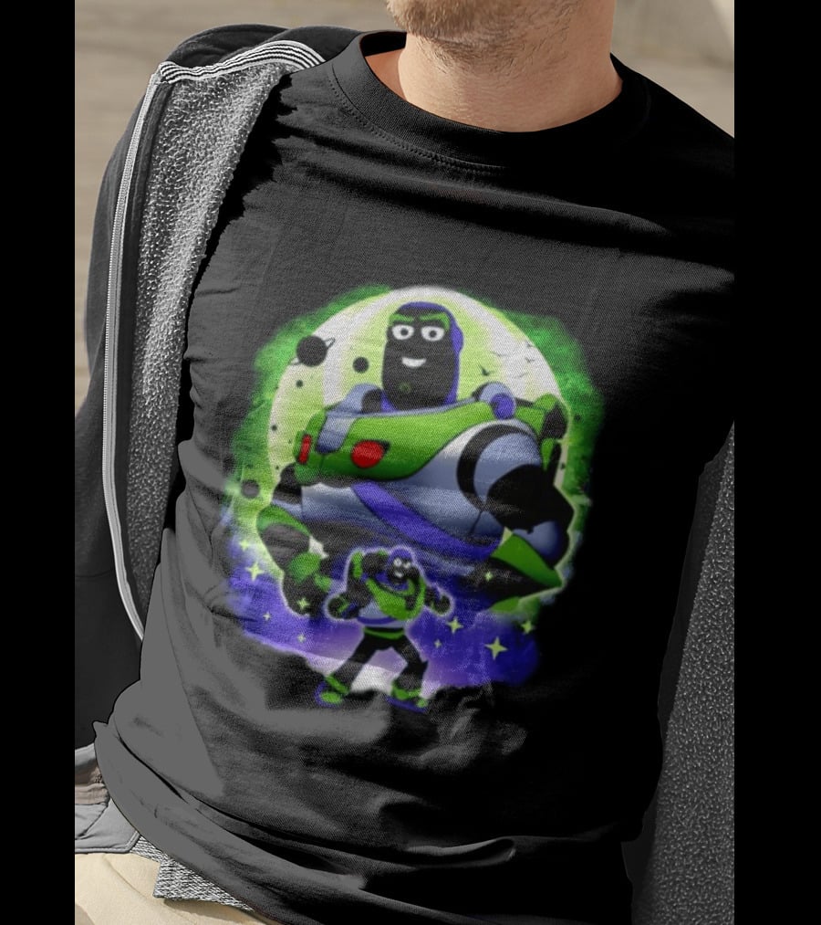 Buzz Lightyear Space Ranger Moon Planetary System Toy Story Galaxy T-Shirt