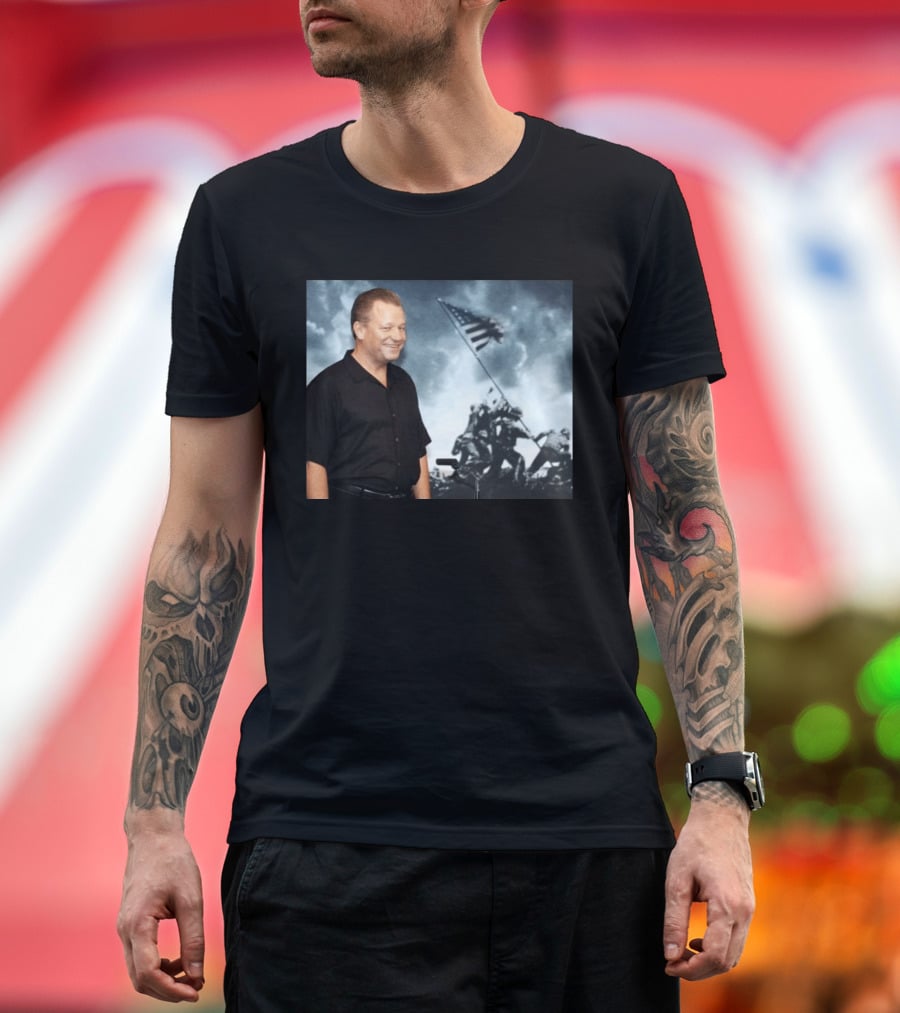 James Bradley Flags Of Our Fathers Iconic Image T-Shirt