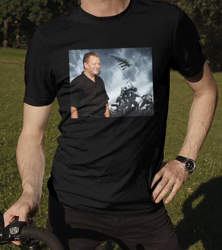 James Bradley Flags Of Our Fathers Iconic Image T-Shirt
