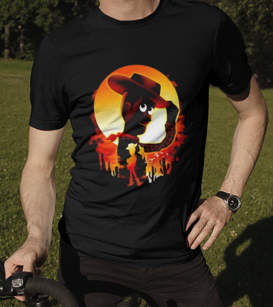 Sheriff Woody Pixar Toy Story Sunset Cowboy T-Shirt