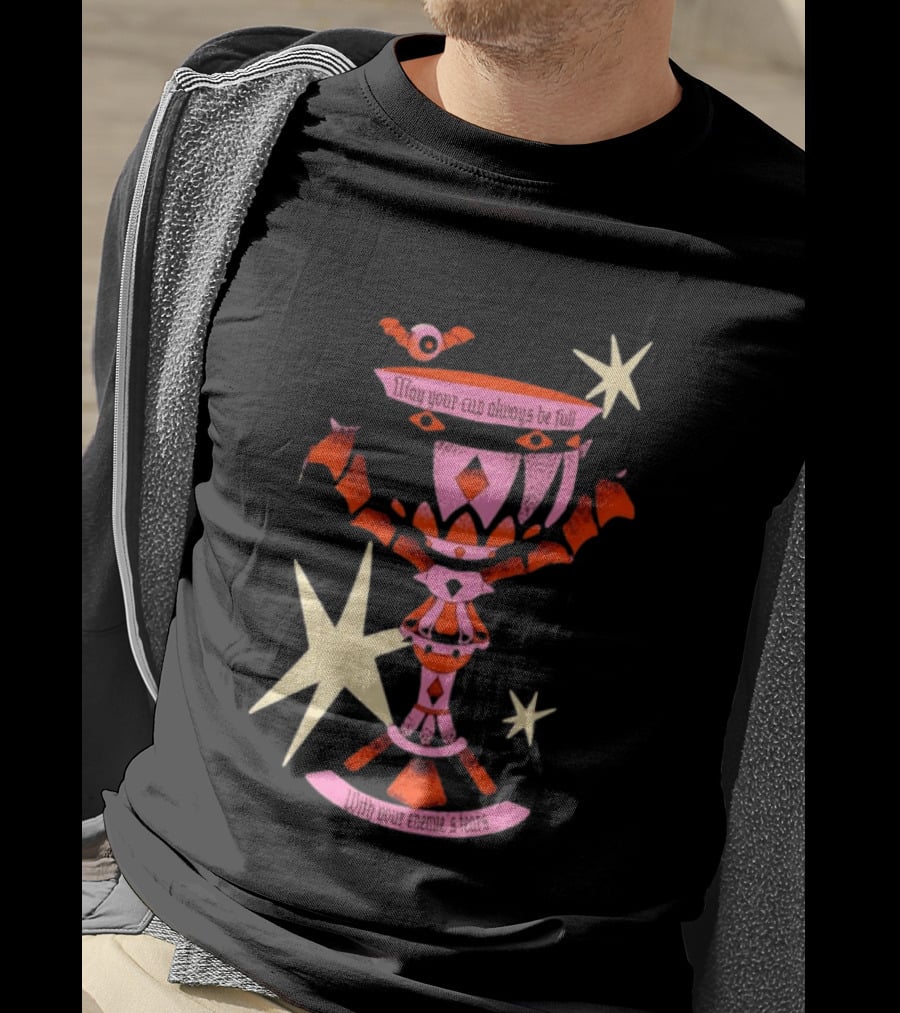 May Your Cup Always Be Full With Your Enemies Tears Goth Witchcraft Occult T-Shirt