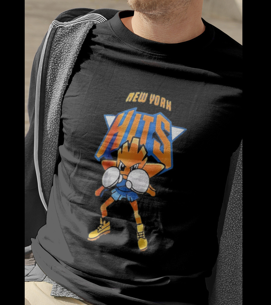 New York Hits Hitmonchan Pokémon Basketball Champions 2026 T-Shirt