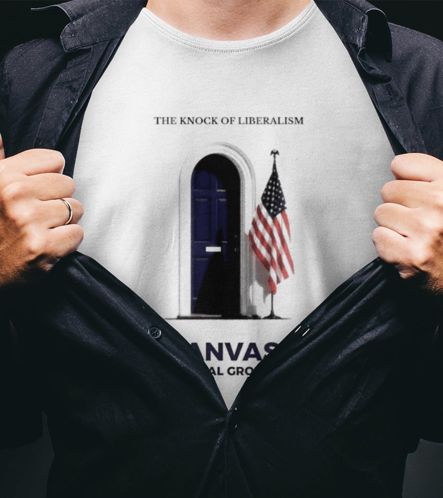 S With Flag And Doorway Digital Ground Game T-Shirt