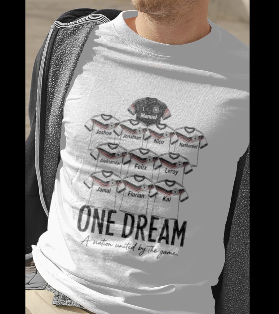 Germany One Dream A Nation United By The Game WC 2026 T-Shirt