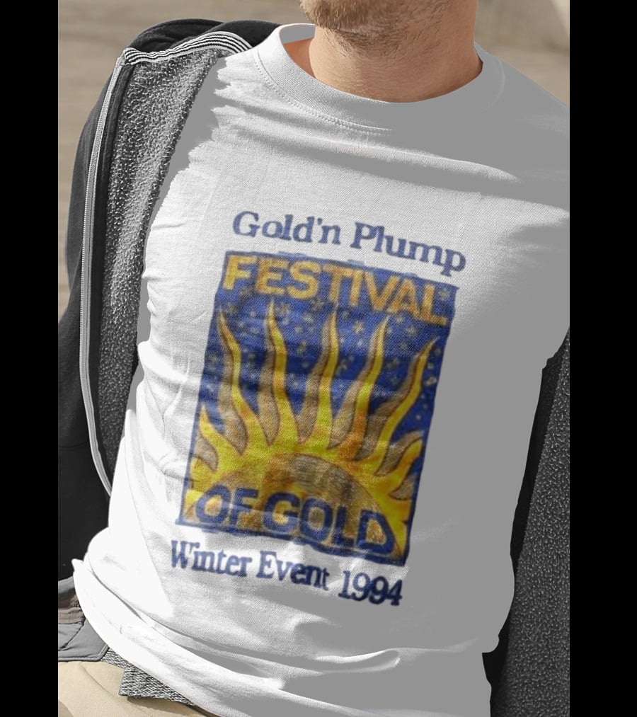 Gold N Plump Festival Of Gold Winter Event 1994 Sunburst And Stars T-Shirt