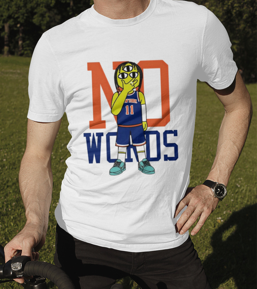 Jalen Brunson New York Knicks No Words Three Eyed Cartoon T-Shirt