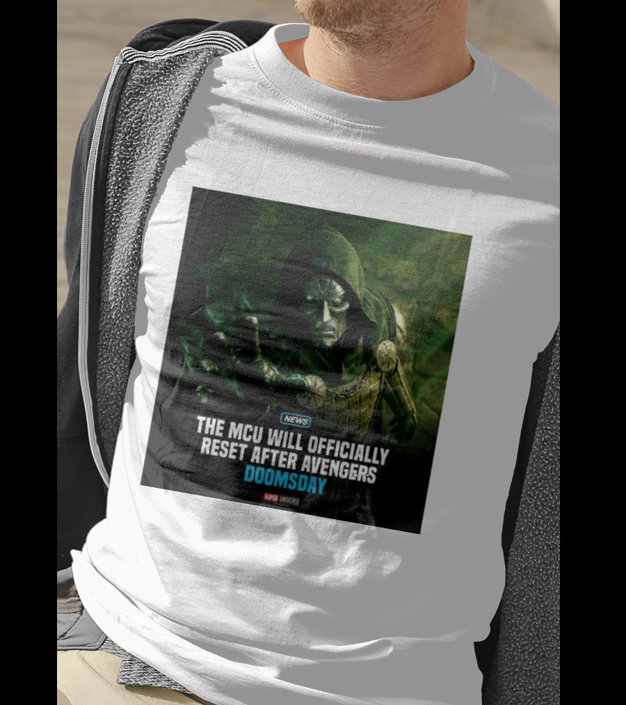 Avengers Doomsday MCU Reset Announcement Super Universe News T-Shirt