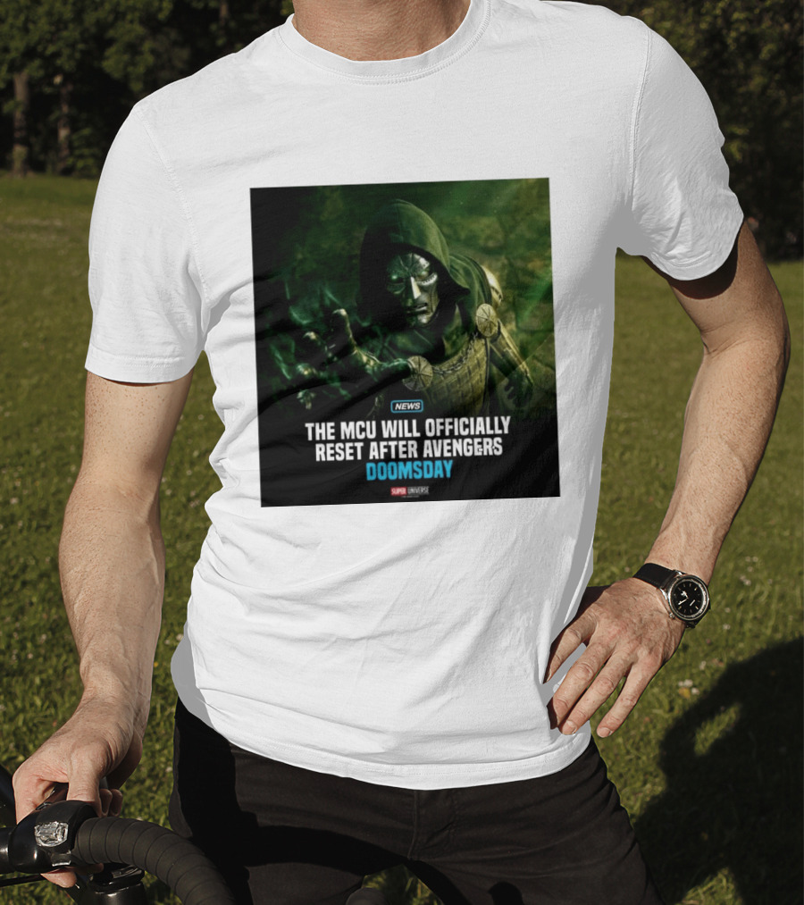 Avengers Doomsday MCU Reset Announcement Super Universe News T-Shirt