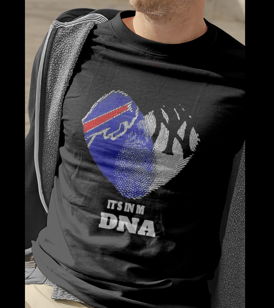 Buffalo Bills New York Yankees It's In My DNA Sports Fan T-Shirt