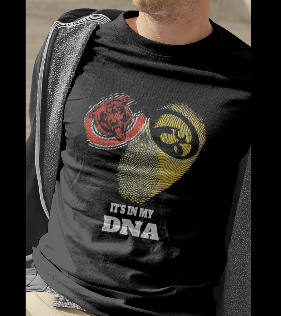 Chicago Bears Iowa Hawkeyes It's In My DNA T-Shirt