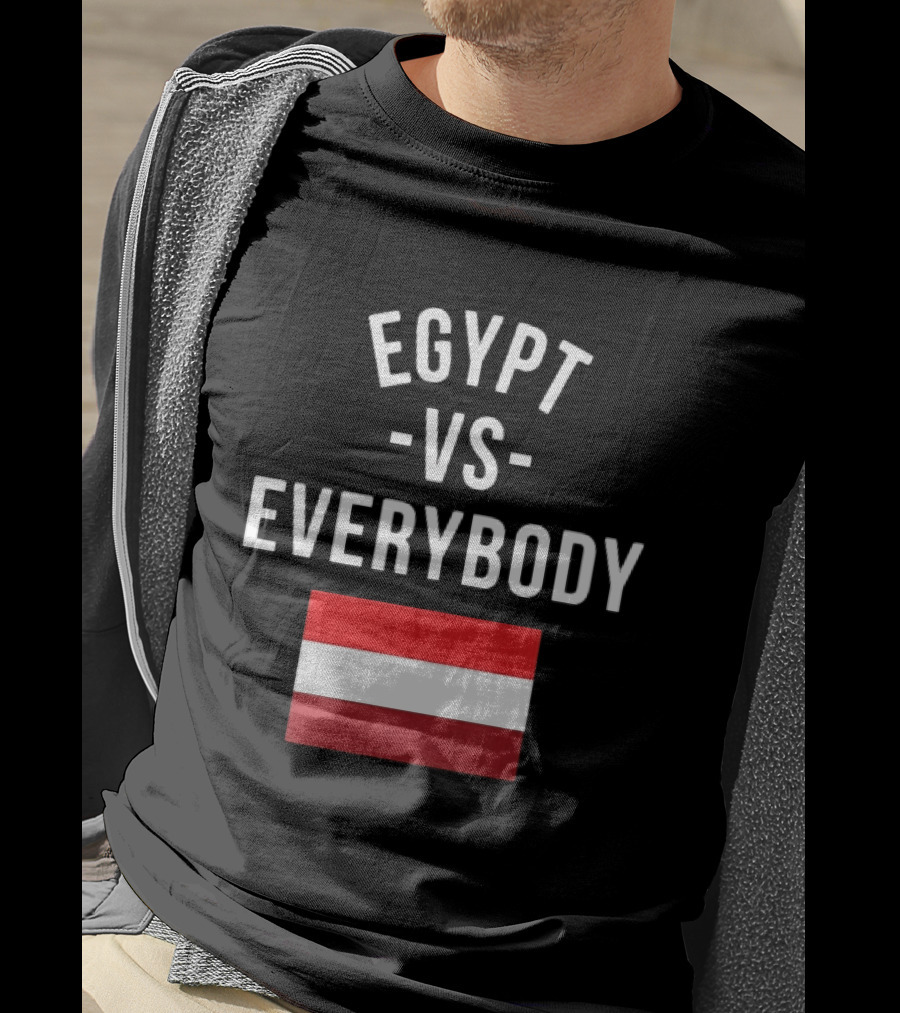 Egypt Vs Everybody Egyptian Pride Flag T-Shirt