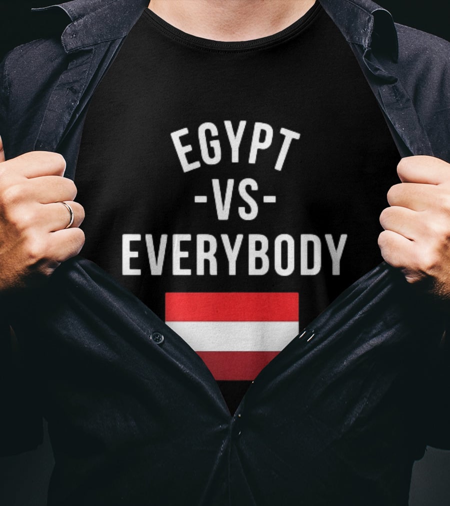 Egypt Vs Everybody Egyptian Pride Flag T-Shirt