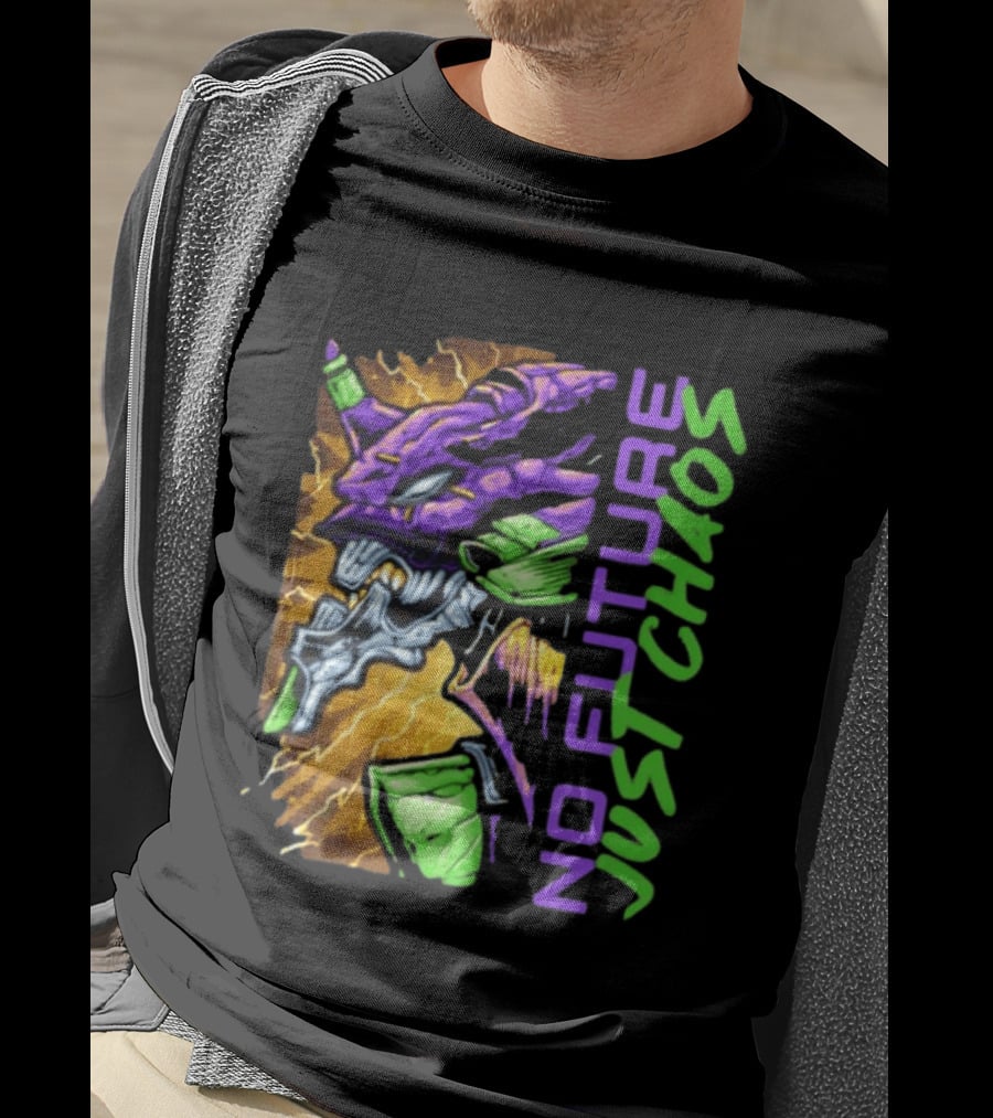Evangelion Unit 01 No Future Just Chaos Neon Genesis Evangelion T-Shirt