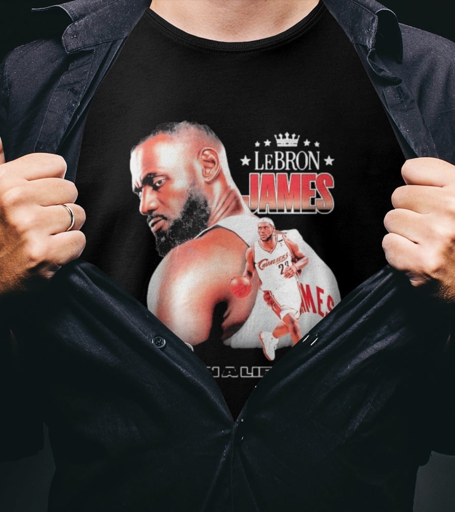 LeBron James Cleveland Cavaliers Once In A Lifetime NBA Heat Championships T-Shirt
