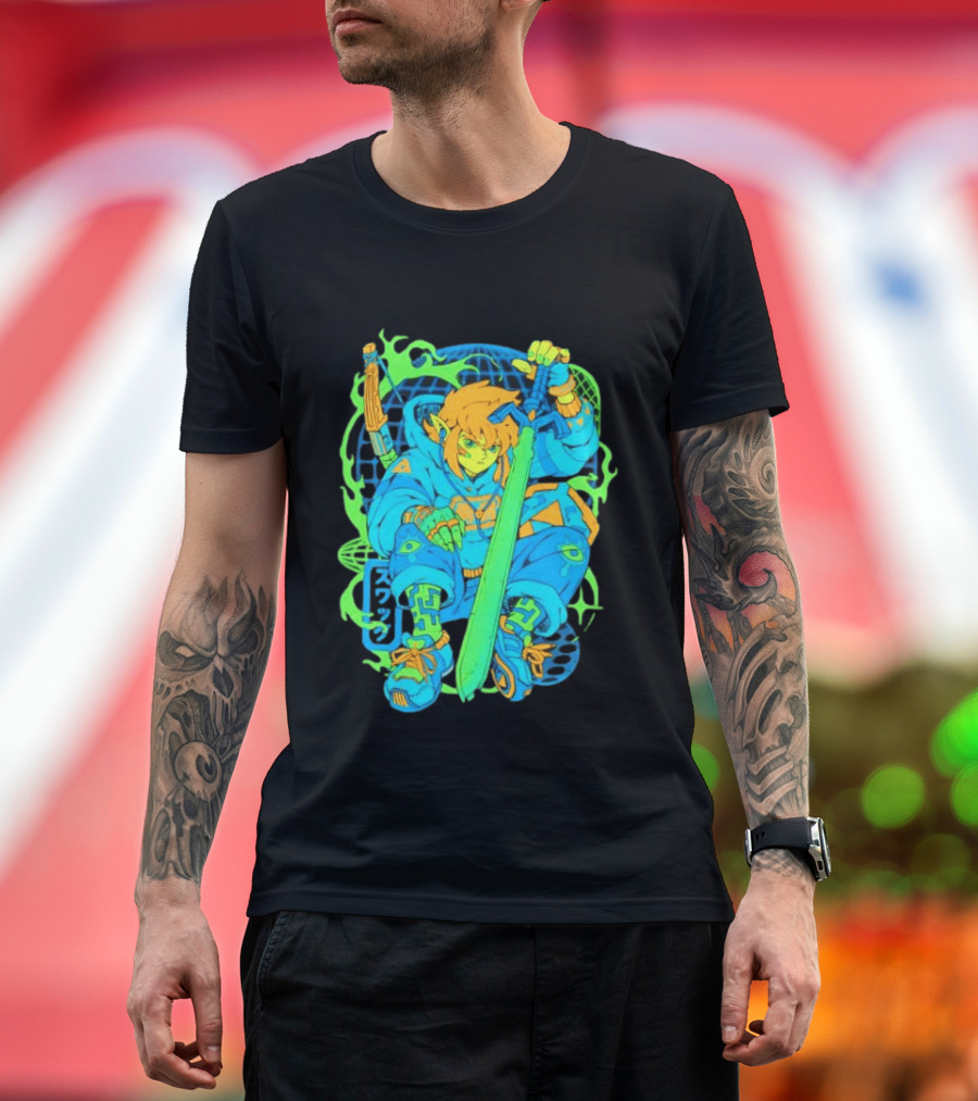 Link Legend Of Zelda Hylian Hero Swag Master Sword Streetwear Men's T-Shirt