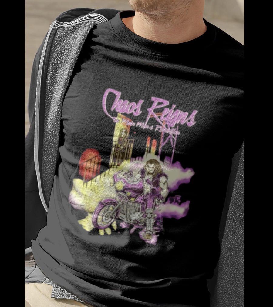 Chaos Reigns Lobo DC Comics Main Man's Revolution Motorcycle Rider T-Shirt